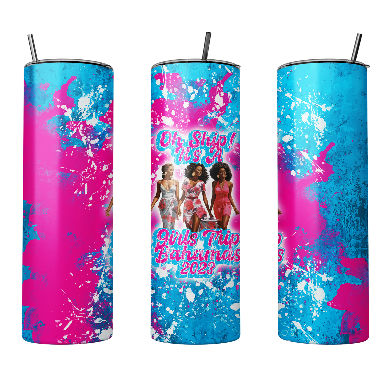 Oh Ship It's a Girls Trip Premium 20oz Tumbler