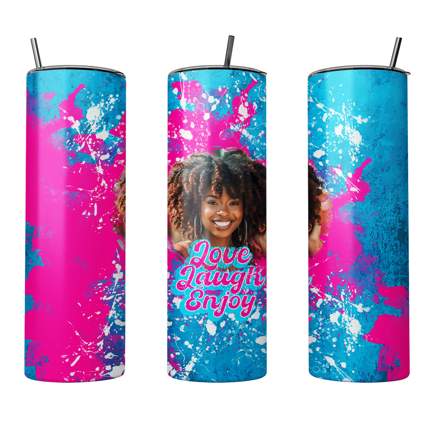 Love, Laugh, Enjoy, 20oz Tumbler